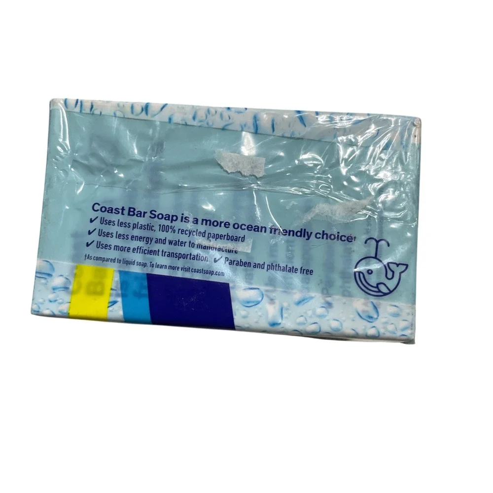 Coast Fresh Scent Soap (2 bars) New in Package 4.12 oz Each